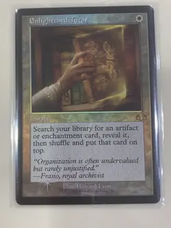 Enlightened Tutor •Retro Frame Foil• Dominaria Remastered • Rare Instant • MTG - Image 1