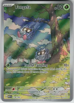Pokemon Tangela Illustration Rare SV: Scarlet & Violet 151 178/165 NM - Image 1