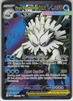 Pokemon Mega Abomasnow ex Ultra Rare ME01: Mega Evolution 157/132 NM - Image 1