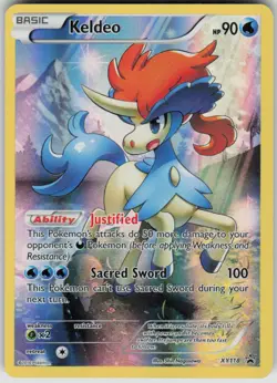 Pokemon Keldeo Promo XY Promos XY118 LP-NM - Image 1