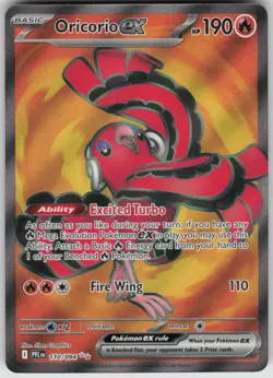 Pokemon Oricorio ex Ultra Rare ME02: Phantasmal Flames 110/094 NM - Image 1