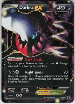 Pokemon Darkrai EX - Promo Black and White Promos BW46 LP - Image 1