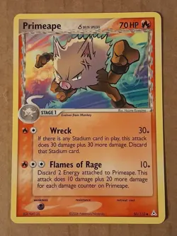 Pokemon Primeape 50/110 ex Holon Phantoms NM-MT See Pictures - Image 1