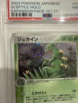 PSA 9 2003 POKEMON JPN EXPANSION PACK 1ST ED #003 SCEPTILE-HOLO - Image 3