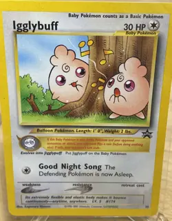 Igglybuff 36/53 Wotc Promo Regular Pokemon Vintage - Image 1
