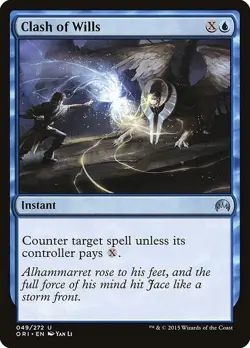Clash of Wills 3x FOIL ORI MTG Magic Origins Uncommon MINT blue - Image 1