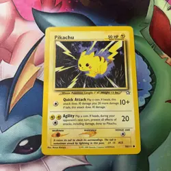 Pokemon Pikachu 70/111 Neo Genesis Common Pokemon Unlimited LP Vintage TCG - Image 1