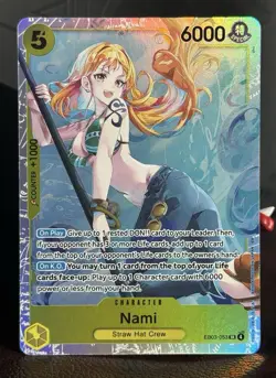 LOT of 4 - Nami EB03-053 One Piece CG Extra Booster Heroines Edition SR (MINT) - Image 2