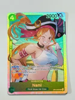OP14-031 Nami SR One Piece OP14 The Azure Sea’s Seven English Near Mint #A6 - Image 3