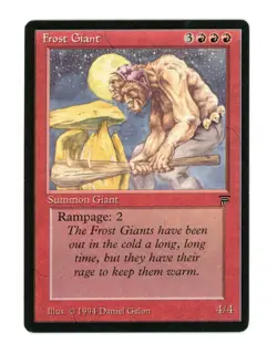 Frost Giant - Magic the Gathering - MTG - Legends NM 1994 - Image 1