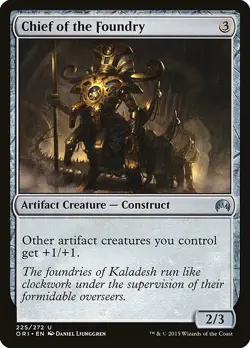 Chief of the Foundry 2x FOIL ORI MTG Magic Origins Uncommon MINT artifact - Image 1