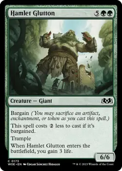 NM Foil Hamlet Glutton, MTG, Wilds of Eldraine, Magic the Gathering, 173 - Image 1