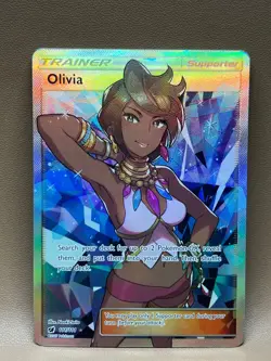 Pokemon TCG Olivia Crimson Invasion 111/111 Holo Full Art Ultra Rare - Image 1