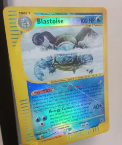 2002 POKEMON EXPEDITION SET #4/165 BLASTOISE REVERSE HOLO RARE 📈 - Image 3