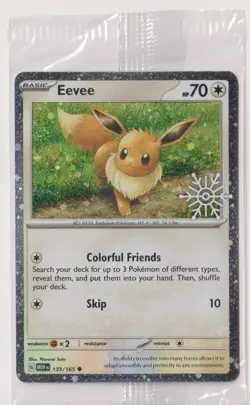 Pokemon- Eevee (Holiday Calendar) 133/165 Miscellaneous Cards & Products Holo - Image 1