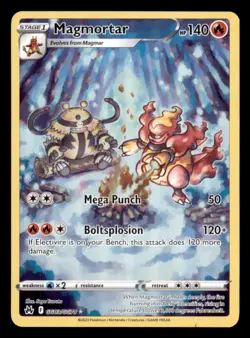 Magmortar GG03/GG70 Holo Crown Zenith Galarian Gallery Pokemon NM - Image 1