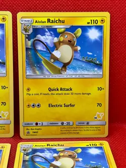 Pokemon Tcg Alolan Raichu SM65 - 56 Battle Academy - x4 - Image 3