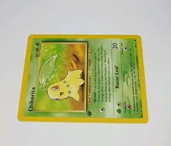 1st Edition CHIKORITA - Neo Genesis - 54/111 Vintage NM 🌟 Unplayed Pokemon Card - Image 2