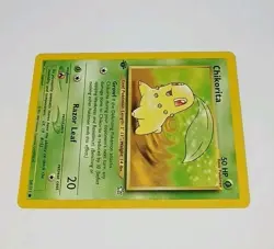 1st Edition CHIKORITA - Neo Genesis - 54/111 Vintage NM 🌟 Unplayed Pokemon Card - Image 4