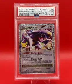 2021 POKEMON CELEBRATIONS CLASSIC COLL #145 GARCHOMP C LV.X-HOLO PSA 9 - Image 1