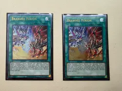 YUGIOH- 2x Branded Fusion - OP22-EN002 - Ultimate Rare - OTS Ultimate - Image 1