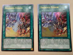 YUGIOH- 2x Branded Fusion - OP22-EN002 - Ultimate Rare - OTS Ultimate - Image 2