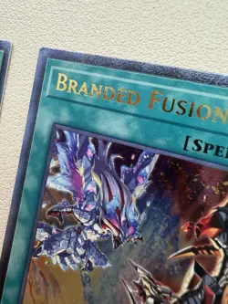 YUGIOH- 2x Branded Fusion - OP22-EN002 - Ultimate Rare - OTS Ultimate - Image 3