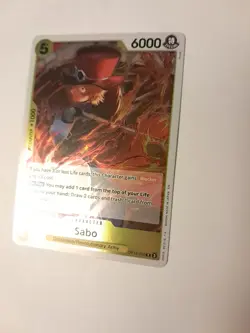 Sabo Rare (R) OP12-100 Legacy of the Master English Foil - Image 2