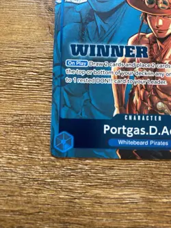 Portgas.D.Ace Winner Pack 2026 Promo P-103 One Piece Card Game - Image 2