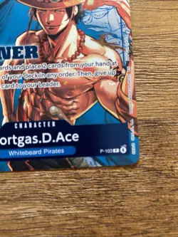 Portgas.D.Ace Winner Pack 2026 Promo P-103 One Piece Card Game - Image 3