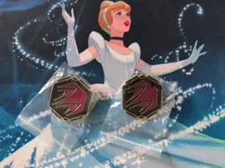 Disney Lorcana Ruby Ink Symbol League Kit Promo Pin - Image 1