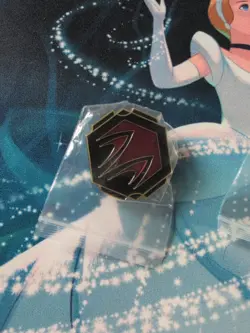 Disney Lorcana Ruby Ink Symbol League Kit Promo Pin - Image 2