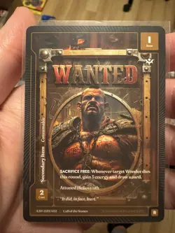 Wonders of the First Wanted Call of the Stones #A20-220/402 R - Image 1