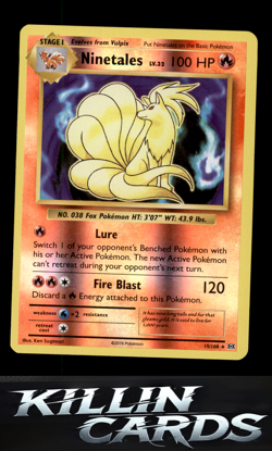 Reverse Holofoil Ninetales 15/108 Pokemon Holo Rare XY - Evolutions Card NM - Image 1