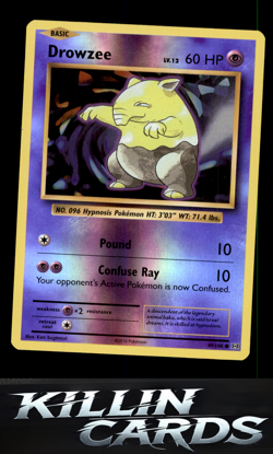 Reverse Holofoil Drowzee 49/108 Pokemon Common XY - Evolutions Card NM - Image 1