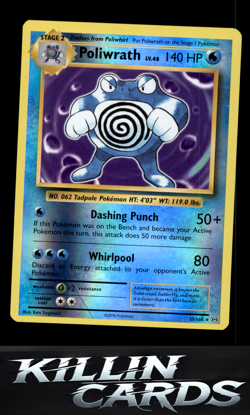 Reverse Holofoil Poliwrath 25/108 Pokemon Holo Rare XY - Evolutions Card NM - Image 1