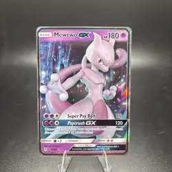 Mewtwo GX 31/68 Hidden Fates Holo Pokemon Card NM Near Mint -c - Image 1