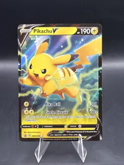 Pikachu V SWSH063 SWSH: Sword & Shield Promo Cards Holo - Image 1