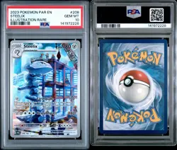 PSA 10! GEM! Steelix (208/182) Paradox Rift S&V Illustration Rare Pokemon Card! - Image 3