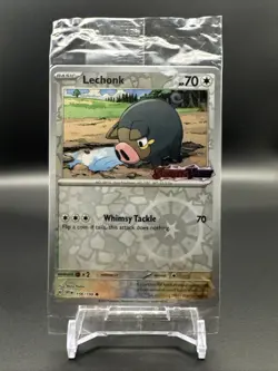 Lechonk 156/198 - Scarlet & Violet BEST BUY Stamp - Pokemon Card SEALED Promo - Image 1