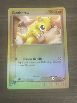 Sandshrew 75/100 Sandstorm Reverse Holo Card - Image 1