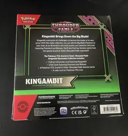 Pokemon Shrouded Fable Kingambit Illustration Collection Pokemon - New Sealed - Image 2