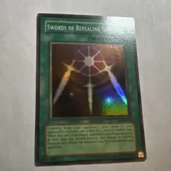 Konami Swords of Revealing Light Legend of Blue Eyes Holo Spell Card LOB-101 - Image 4