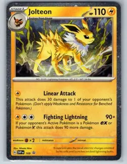 Jolteon - (Cosmos Holo) Holo Rare SV: Scarlet & Violet Promo Cards 169 NM - Image 1