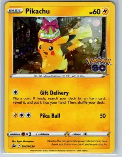 Pikachu Holo Promo SWSH: Sword & Shield Promo Cards SWSH234 NM - Image 1