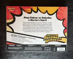 Pokemon TCG: Mega Evolution Ascended Heroes - Mega Emboar ex Box SEALED - Image 2
