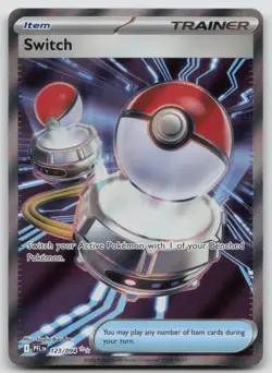 Switch 123/094 Ultra Rare Phantasmal Flames Pokemon Holo NM - Image 1