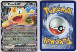 Meowth ex 062/088 Double Rare Perfect Order Pokemon Holo NM - Image 3