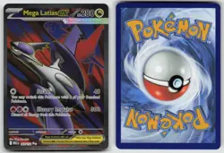 Mega Latias ex 163/132 Ultra Rare Mega Evolution Pokemon Holo NM - Image 3