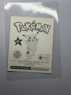Choose your 1999 Pokemon HOLO Merlin Topps Stickers S1-S36 Pack Fresh - Image 2